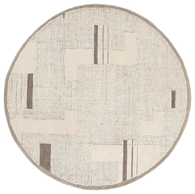 Safavieh Harvest 6'-0" x 6'-0" Rug in Taupe / Ivory