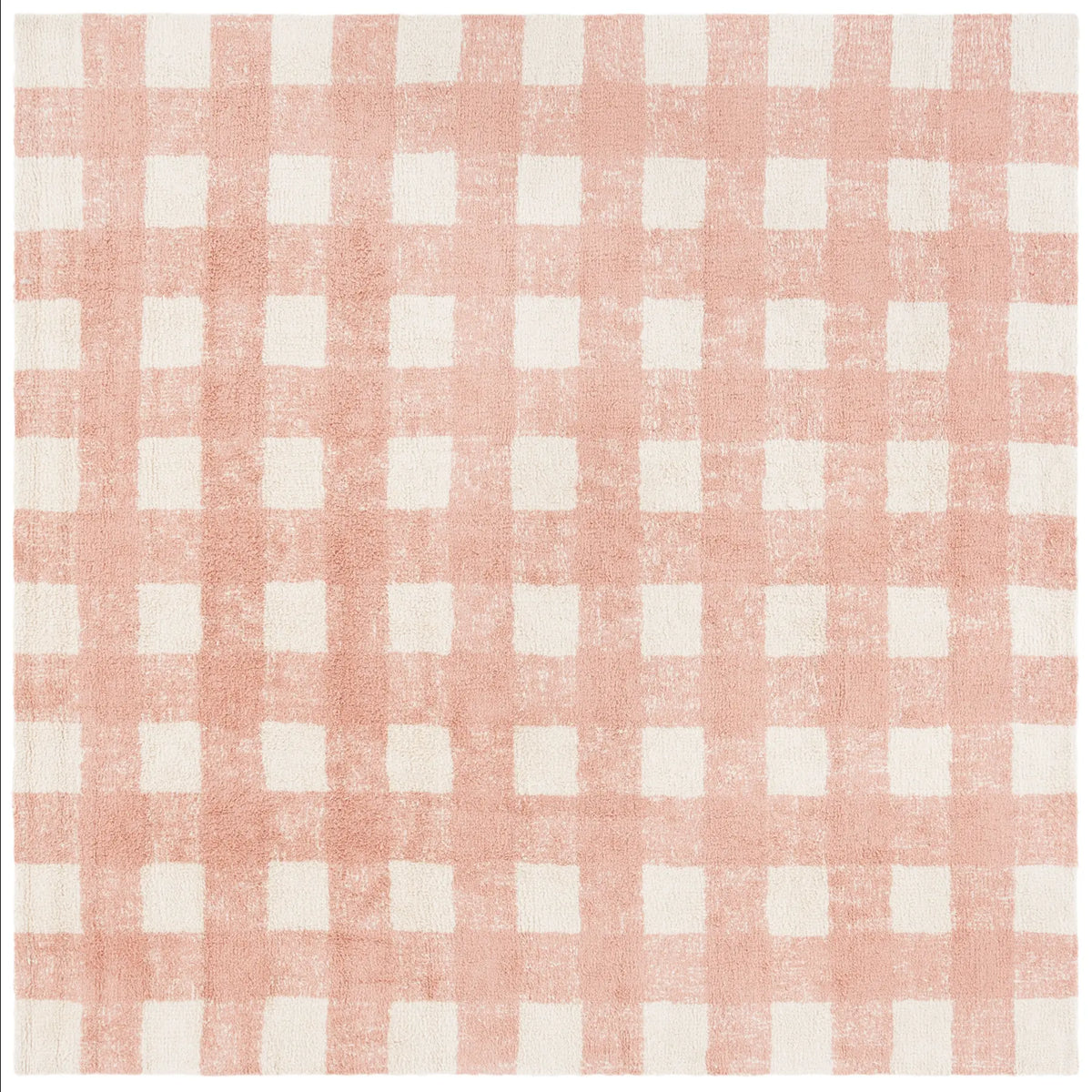 Safavieh Easy Care 6'-0" x 6'-0" Rug in Ivory / Rust
