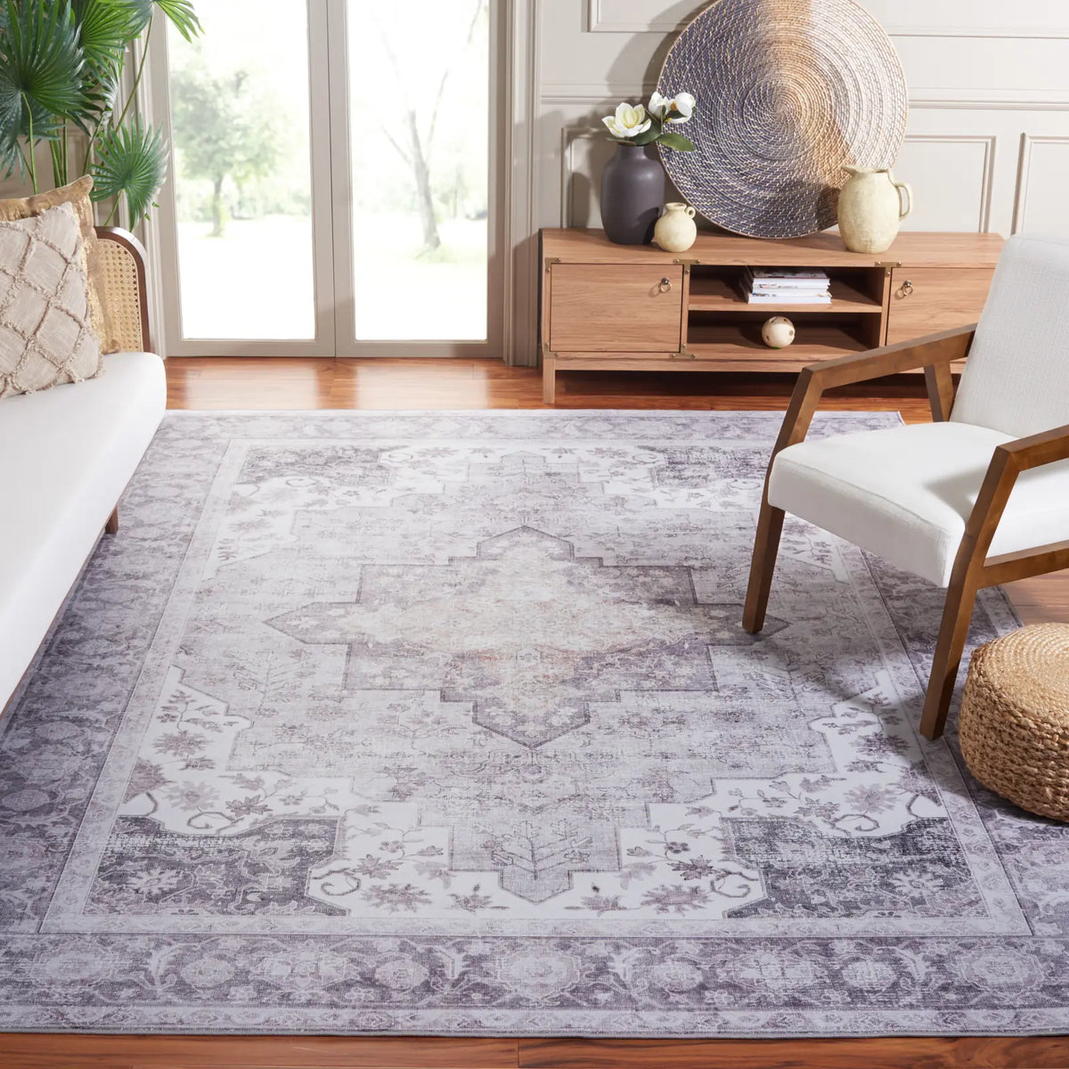 Safavieh Tucson 10'-0" x 14'-0" Rug in Light Purple / Sage