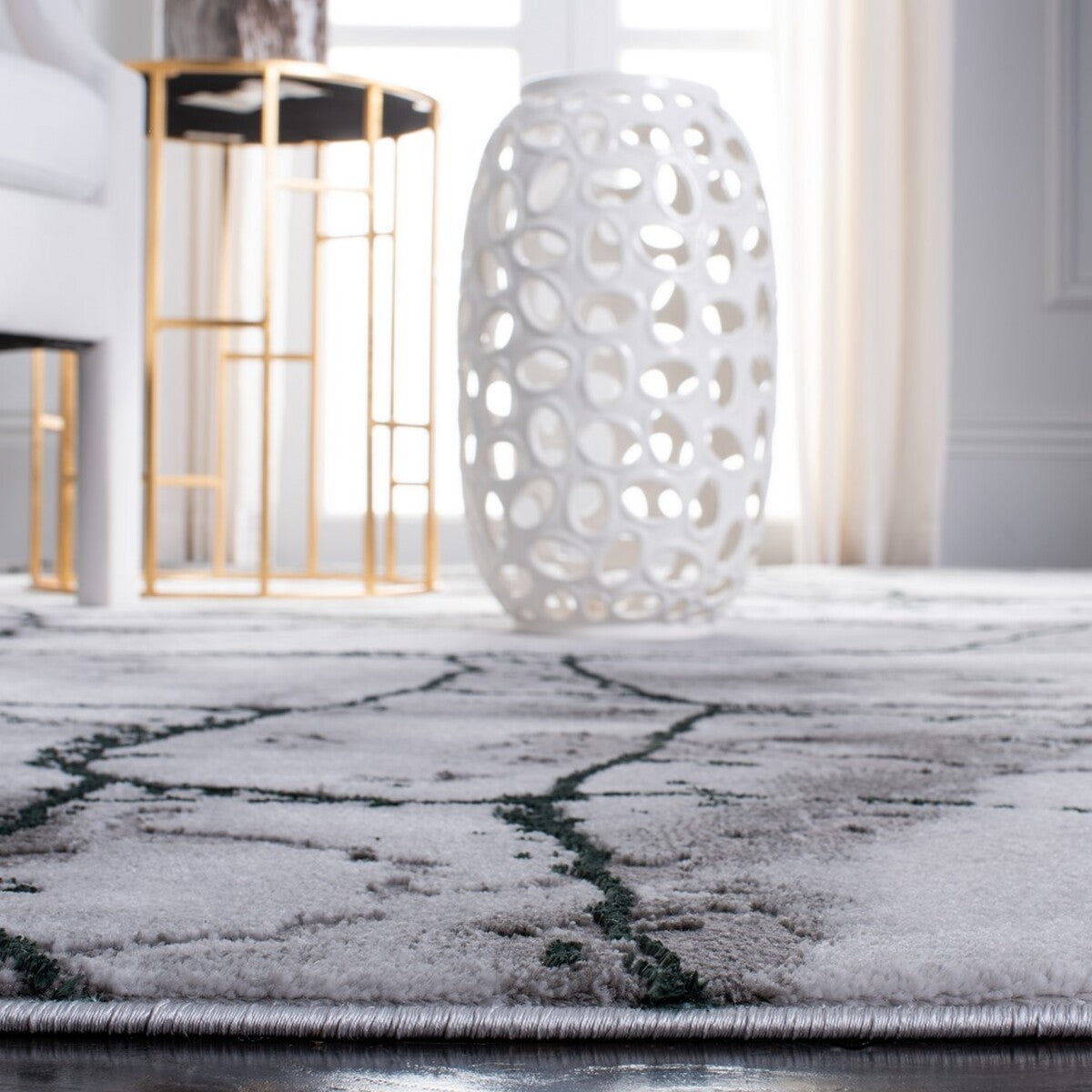 Safavieh Craft Cft877Y Grey/Green Rugs