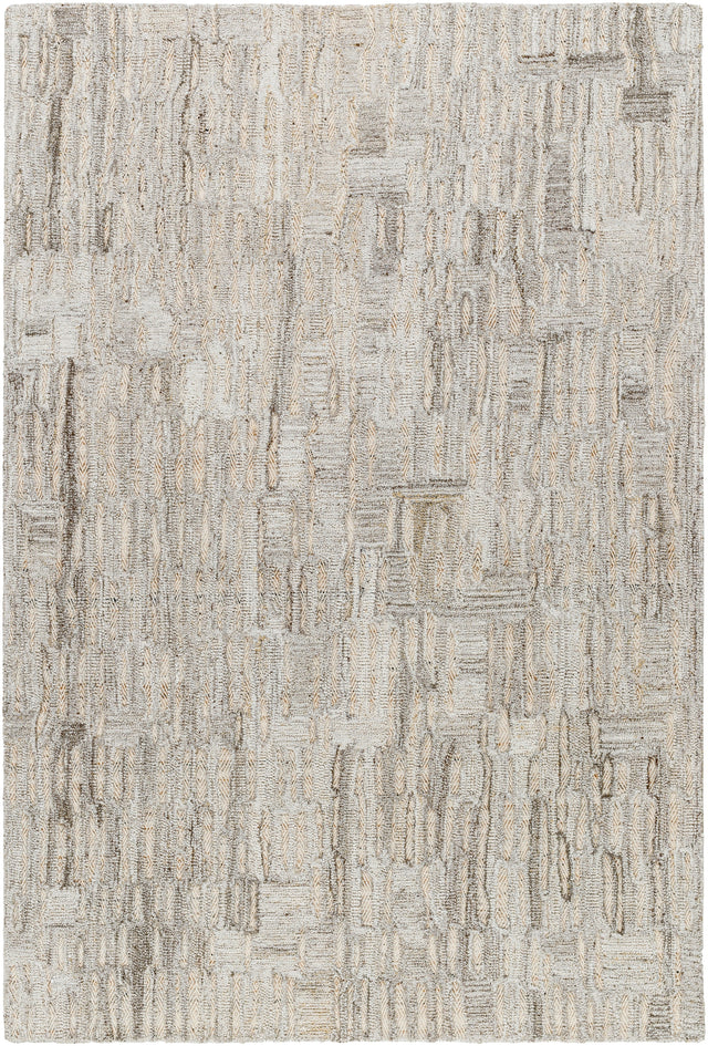 Surya Calgary Cgr-2300 Ash, Slate Grey Taupe, Pale Slate, Metallic - Silver, Pewter Rug.