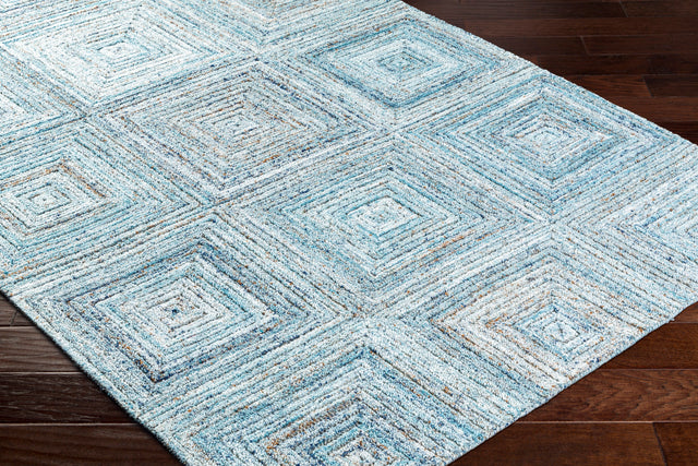 Surya Calgary Cgr-2301 Ice Blue, Pale Blue, Light Blue, Sky Blue, Dark Blue Rug.