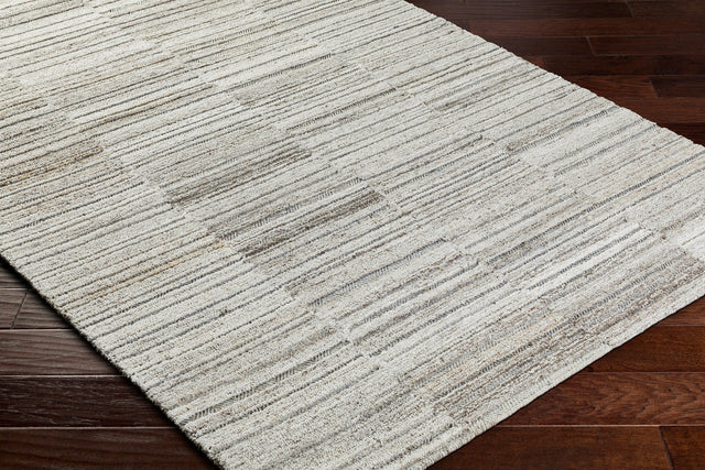 Surya Calgary Cgr-2303 Light Gray, Gray, Charcoal, Beige, Brown Rug.