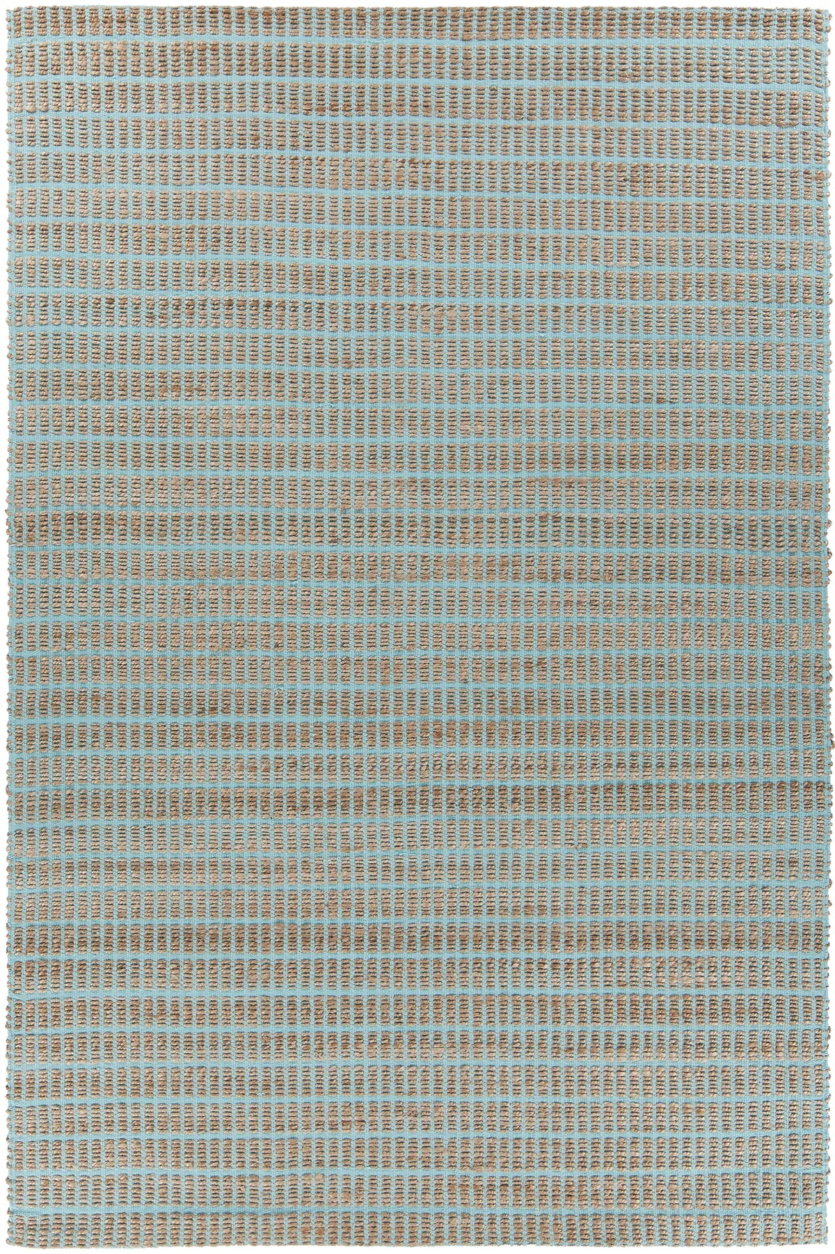 Chandra Abacus ABA-37500 Blue and Natural rug, flat view