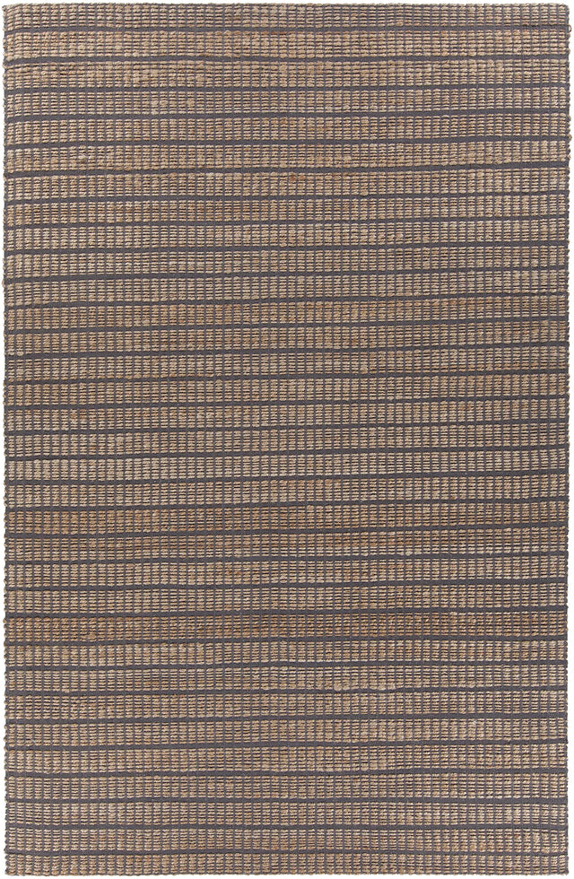 Chandra Abacus ABA-37501 Grey and Natural rug, flat view