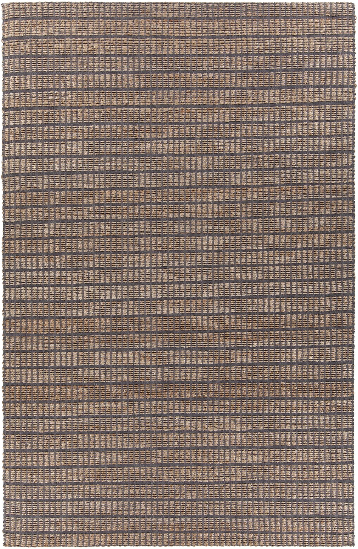 Chandra Abacus ABA-37501 Grey and Natural rug, flat view