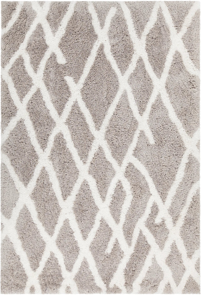 Chandra Aerona AER-40003 Tan and White rug, flat view