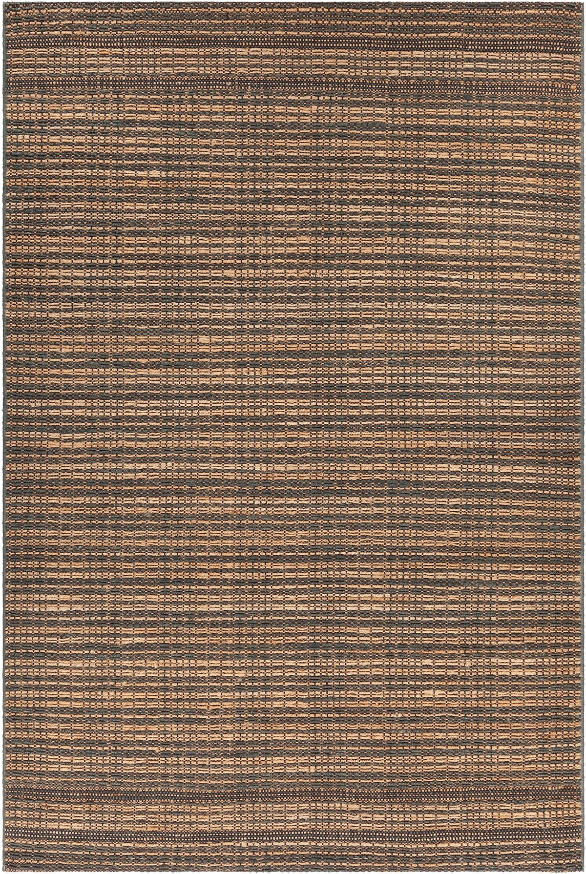 Chandra Agnes AGN-52101 Green and Natural and Black rug, flat view