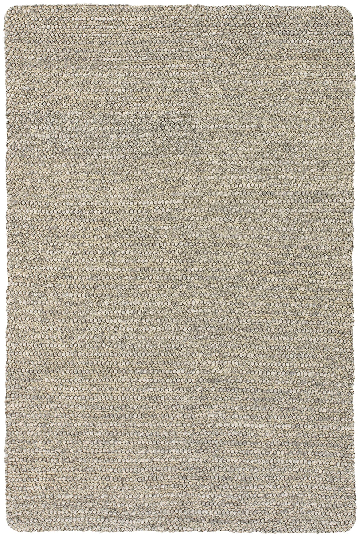 Chandra Anni ANN-11401 Ivory and Brown rug, flat view