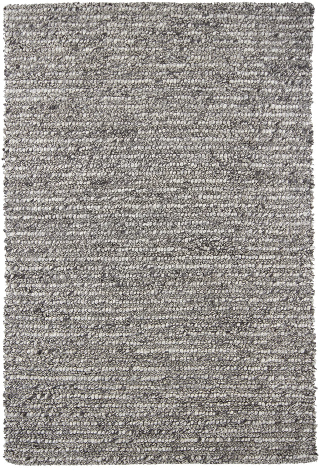 Chandra Anni ANN-11402 Brown and Ivory rug, flat view