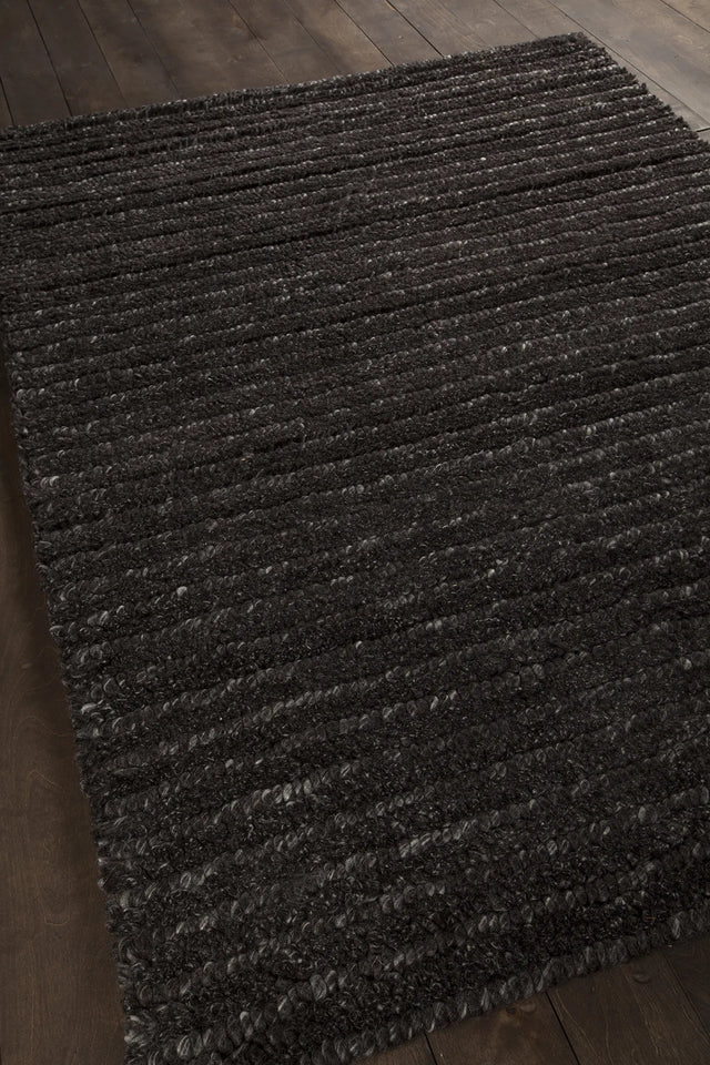 Chandra Anni ANN-11404 Brown and Ivory rug, angled side view