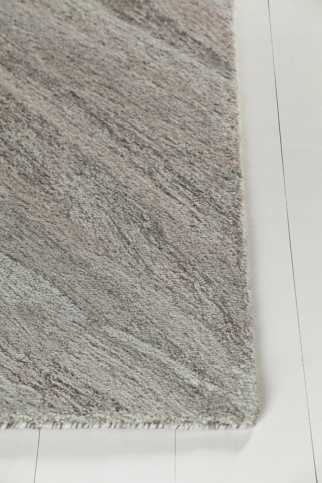 Chandra Anya ANY-44101 Silver and Grey rug, corner detail
