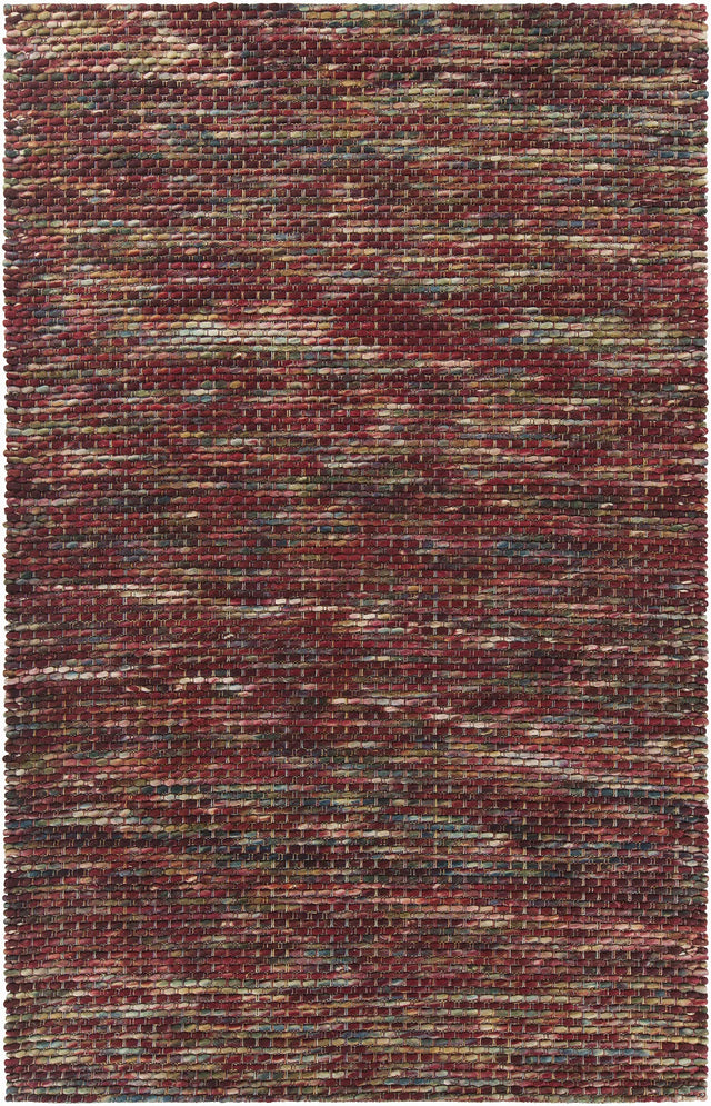 Chandra Argos ARG-51503 Red and Multi rug, flat view