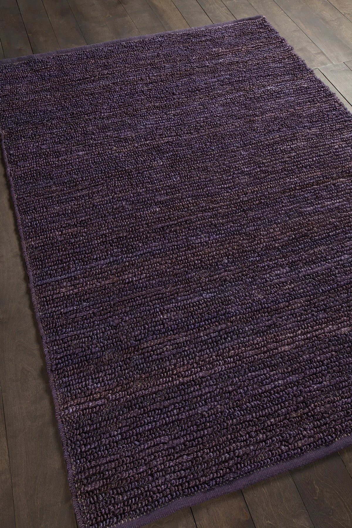 Chandra Arlene ARL-29904 Purple rug, angled side view
