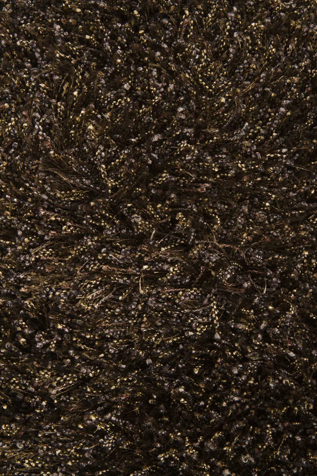 Chandra Barun BAR-21301 Brown and Purple and Gold rug, texture close-up