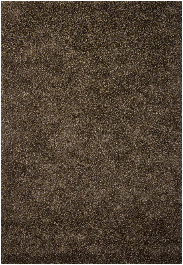 Chandra Barun BAR-21302 Brown and Ivory and Gold rug, flat view