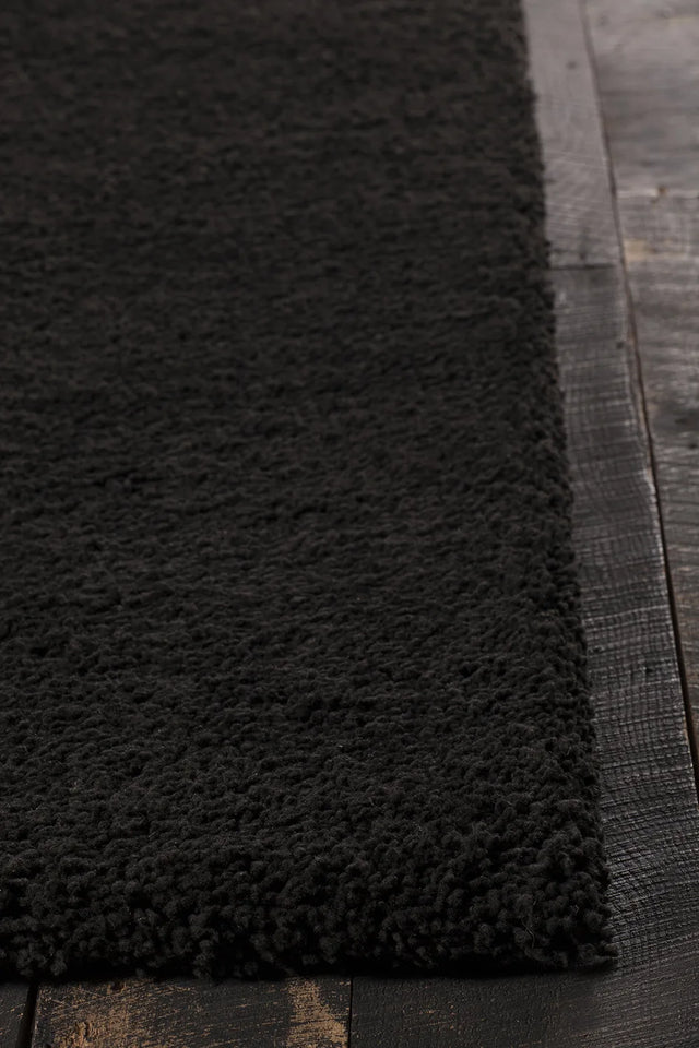 Chandra Bella BEL-51404 Black rug, corner detail