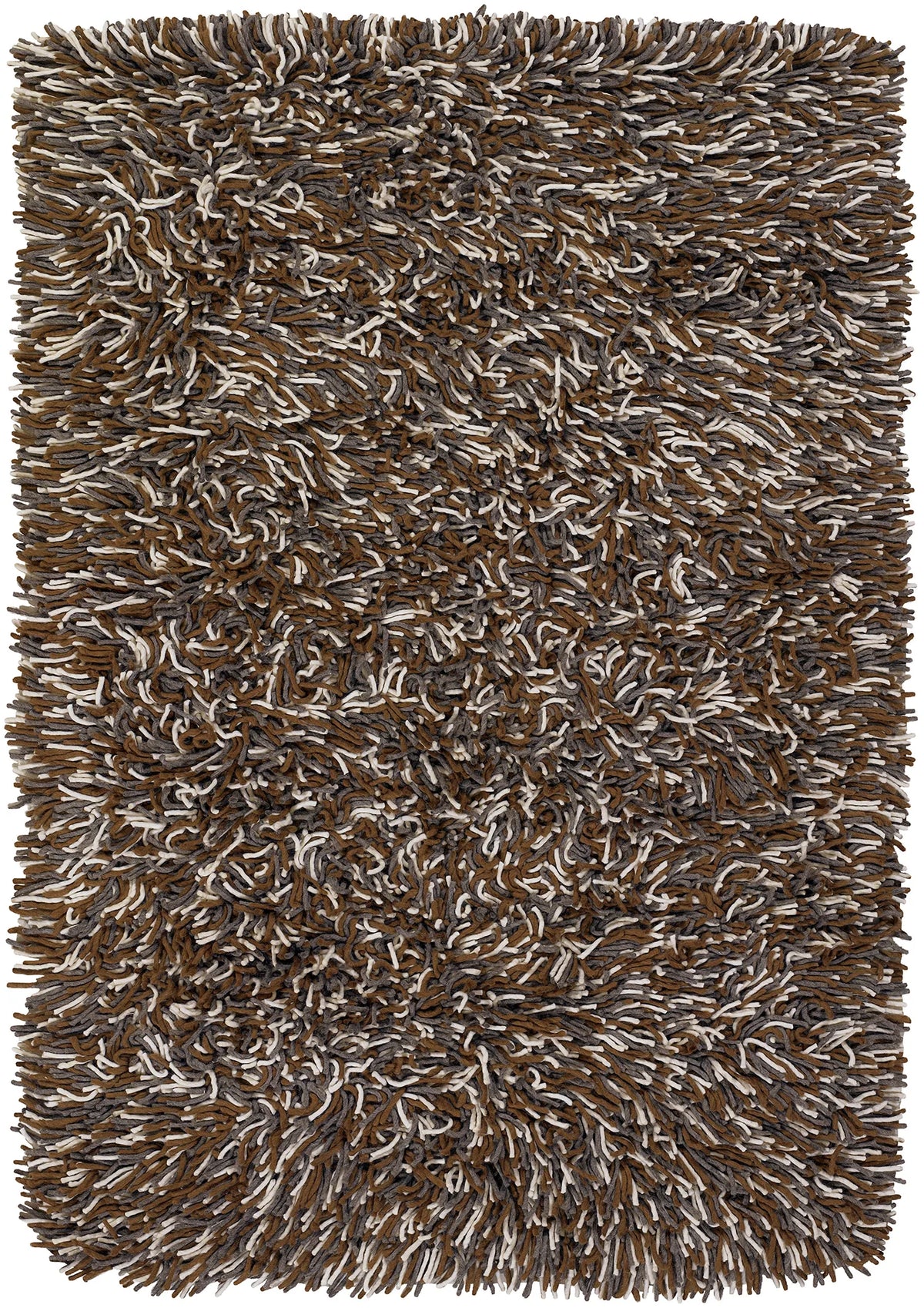 Chandra Big Jos BIG-20801 Brown and Grey and Ivory rug, flat view
