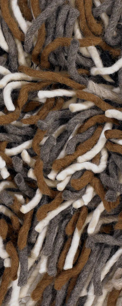 Chandra Big Jos BIG-20801 Brown and Grey and Ivory rug, texture close-up