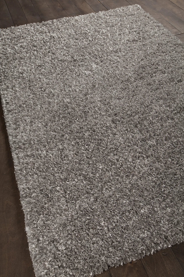 Chandra Bolero BOL-51303 Slver rug, angled side view
