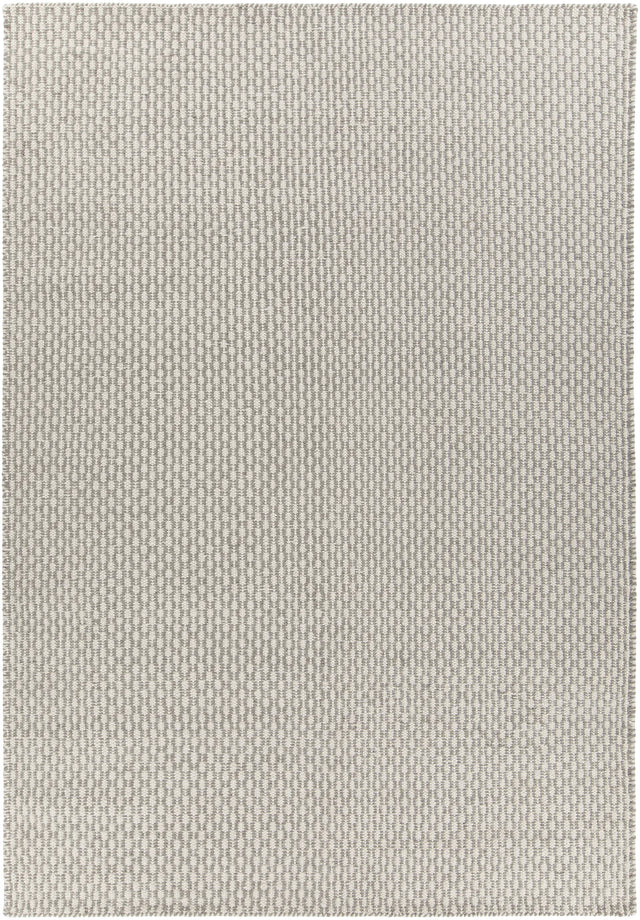 Chandra Bristol BRI-35809 Grey and White rug, flat view