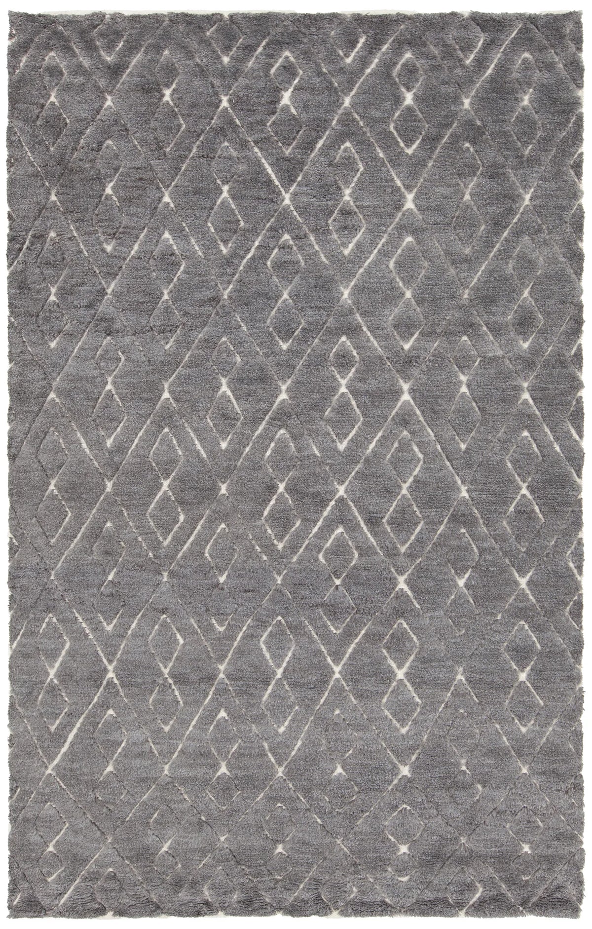 Chandra Catalina CAT-45101 Grey rug, flat view