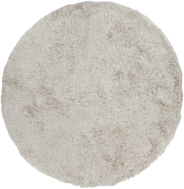Chandra Celecot CEL-4700 Off White round rug, flat view