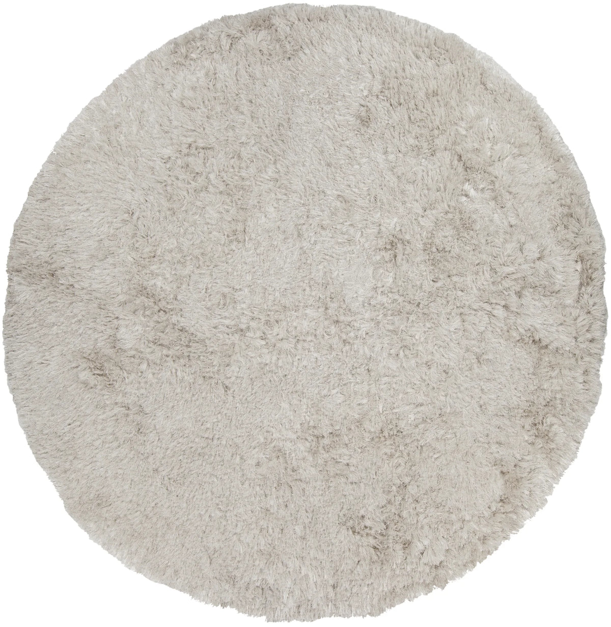 Chandra Celecot CEL-4700 Off White round rug, flat view