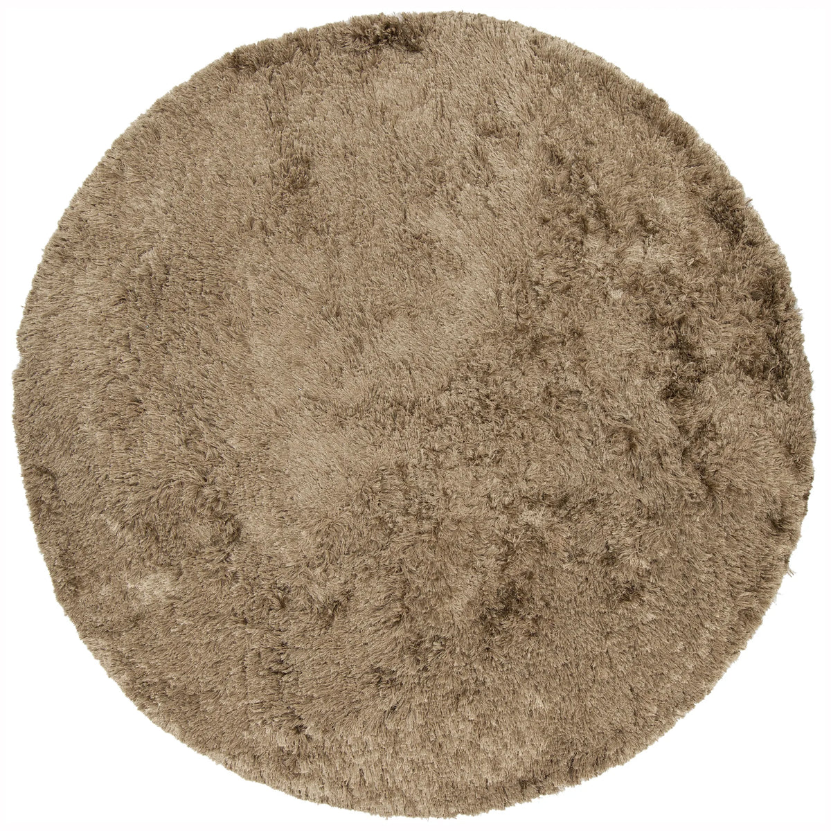 Chandra Celecot CEL-4702 Green round rug, flat view