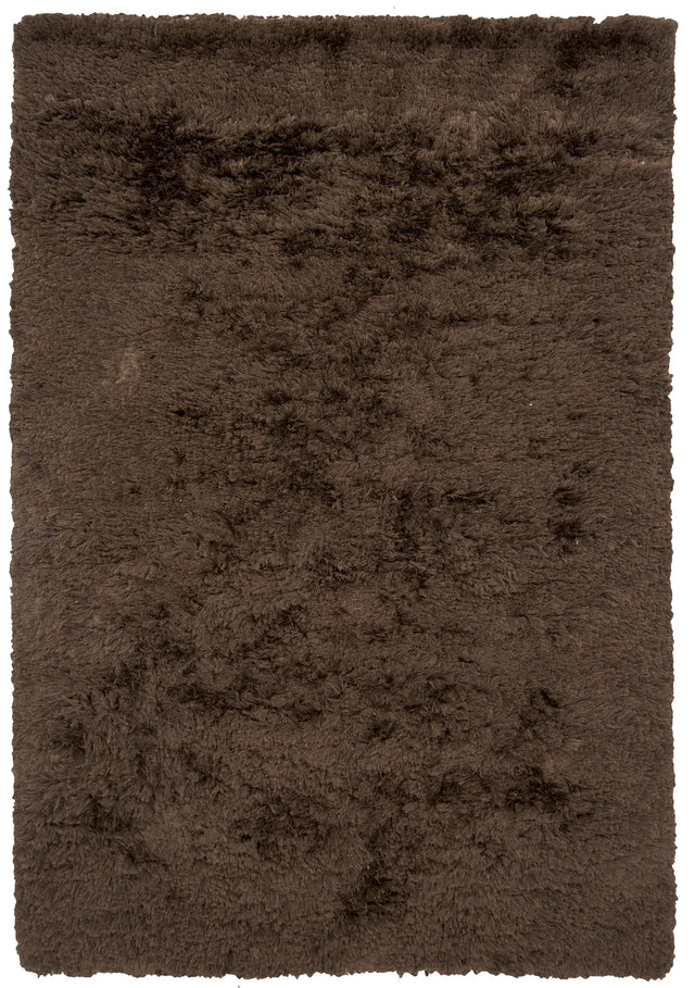 Chandra Celecot CEL-4703 Dark Brown rug, flat view