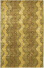 Chandra Aadi Aad1321 Green / Brown / Gold Rugs.