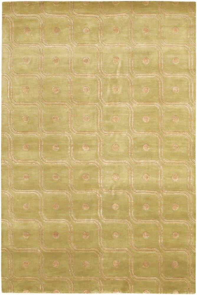Chandra Aadi Aad1323 Green / Brown Rugs.