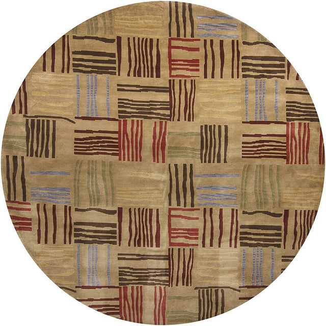 Chandra Aadi Aad1328 Brown / Cherry / Gold / Blue Rugs.