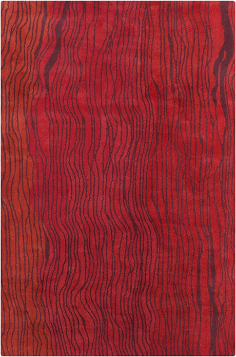 Chandra Allie All155 Burgundy / Red Rugs.