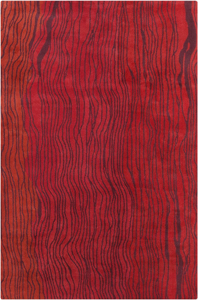 Chandra Allie All155 Burgundy / Red Rugs.