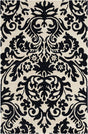 Chandra Allie All157 Black / Cream Rugs.