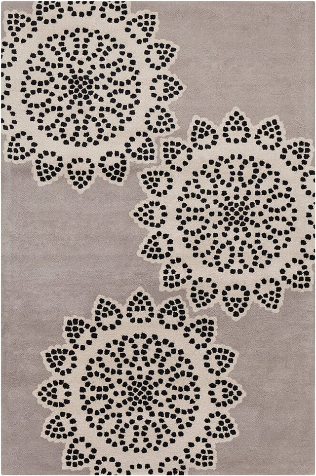Chandra Allie All19 Taupe / Beige / Black Rugs.