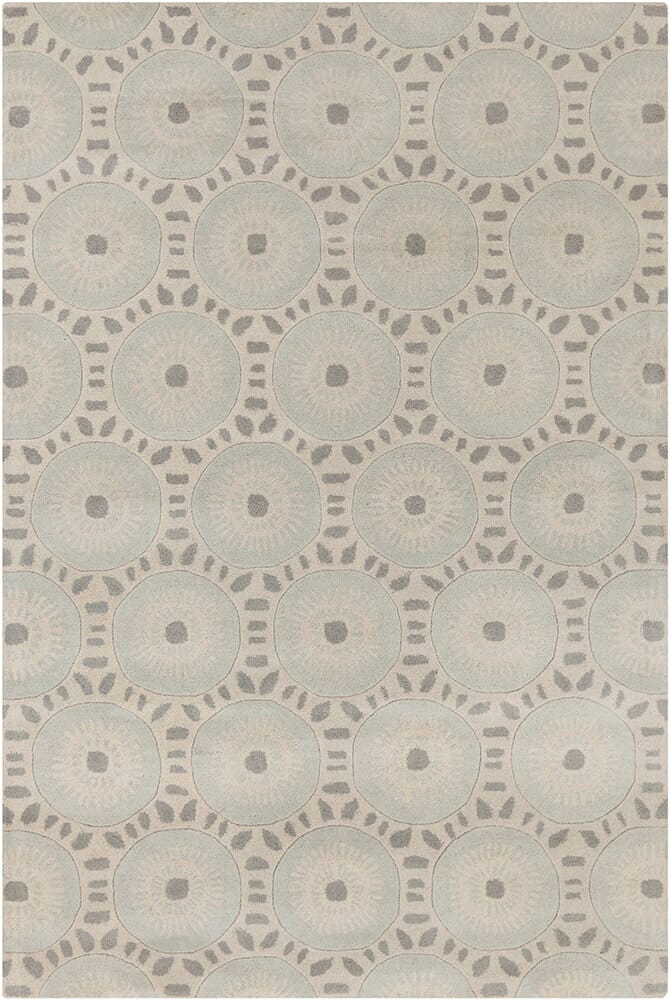 Chandra Allie All195 Cream / Grey Rugs.