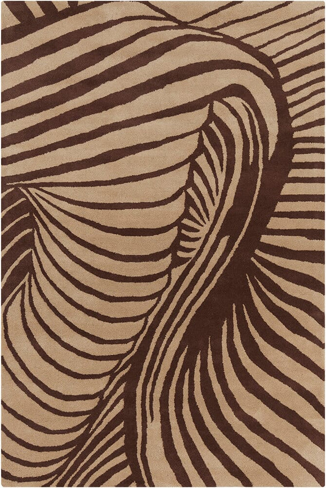 Chandra Allie All202 Tan / Brown Rugs.