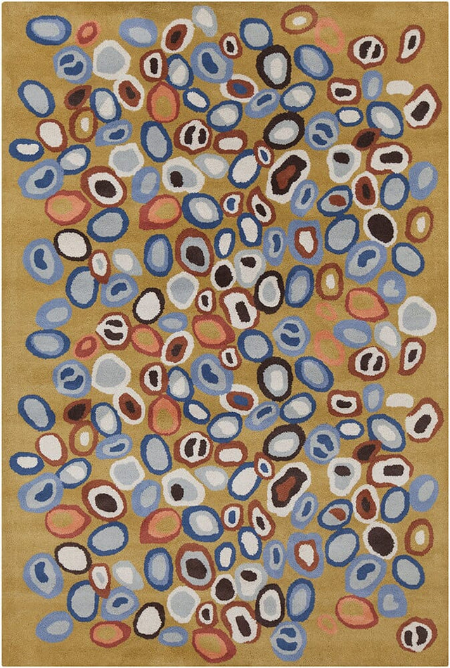 Chandra Allie All222 Gold / Multi Rugs.