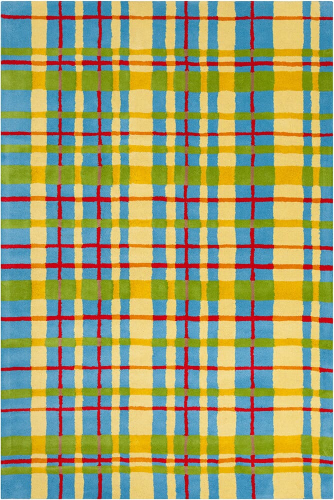 Chandra Allie All71 Yellow / Blue / Red / Green Rugs.