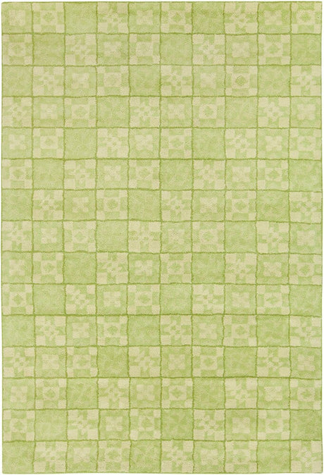 Chandra Allie All95 Green Rugs.