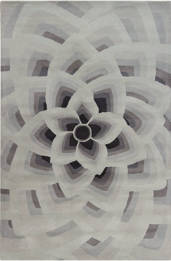 Chandra Allie Ste52021 Black / Grey Rugs.