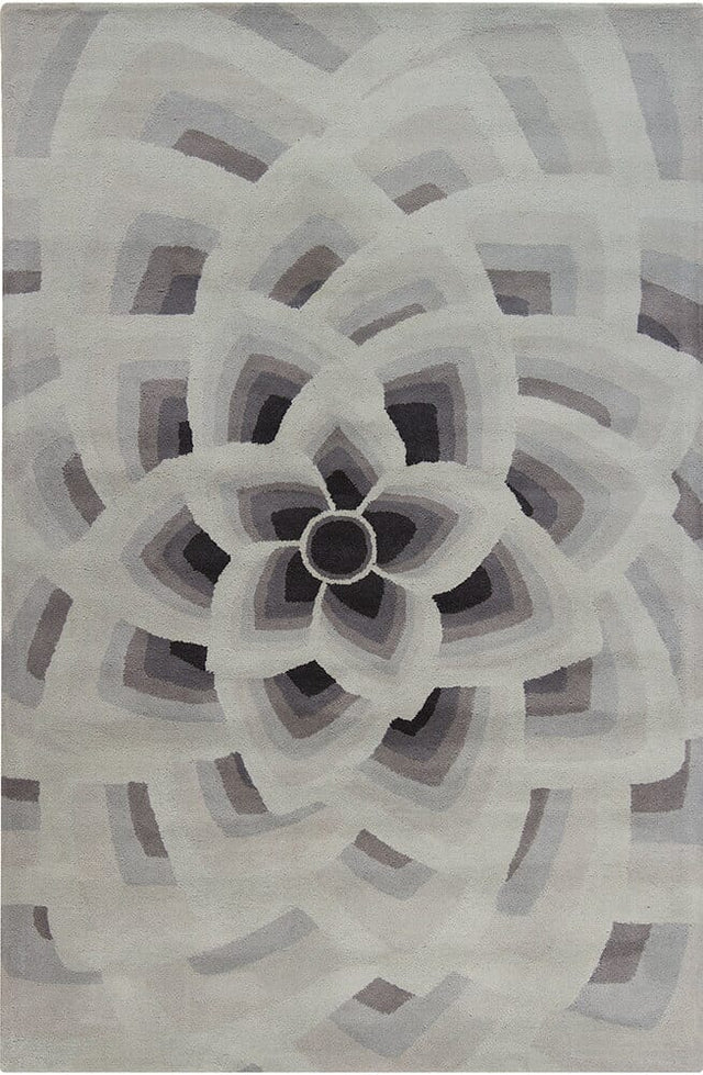 Chandra Allie Ste52021 Black / Grey Rugs.