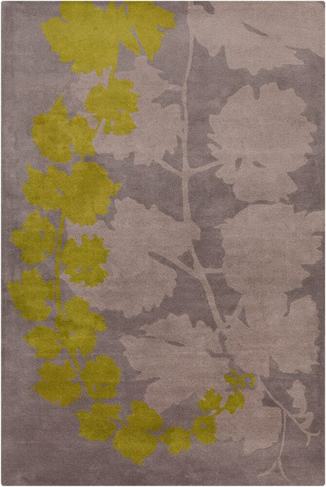 Chandra Allie Ste52023 Taupe / Green Rugs.