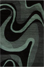 Chandra Allie Ste52042 Black / Teal Rugs.