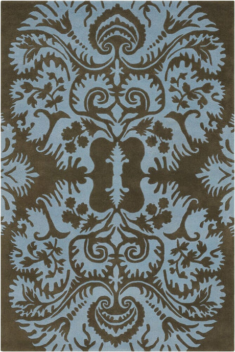 Chandra Amy Butler Amy13217 Blue / Brown Rugs.