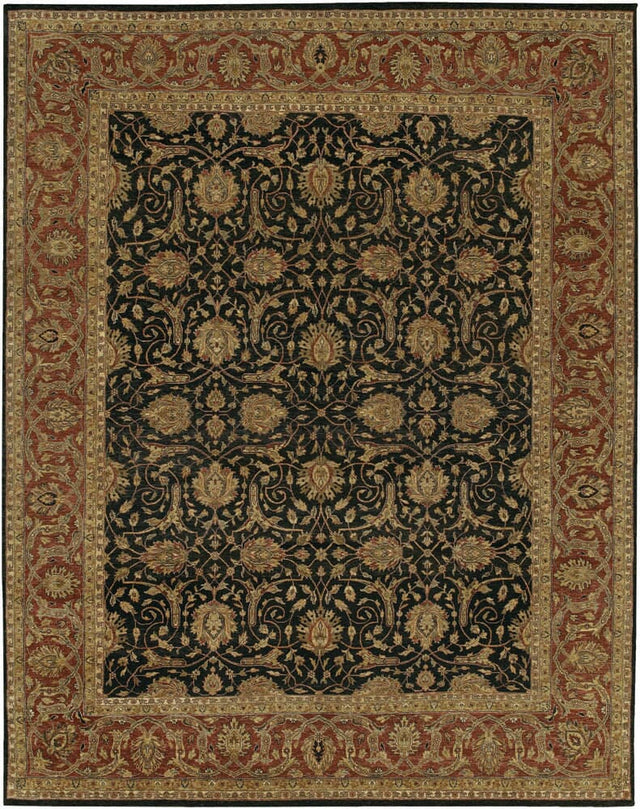 Chandra Angora Ang1406 Black / Brown / Tan / Gold / Beige / Dusty Red Rugs.