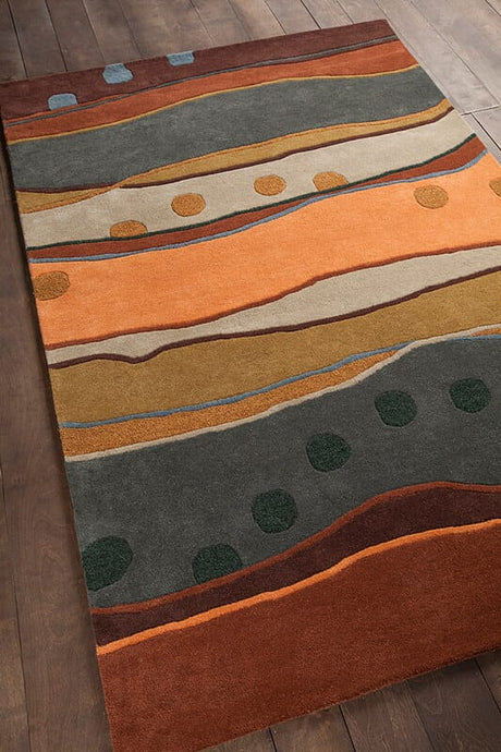 Chandra Antara ant-117 Gray Rugs.