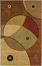 Chandra Antara Ant116 Gold / Brown / Green / Burgundy Rugs.